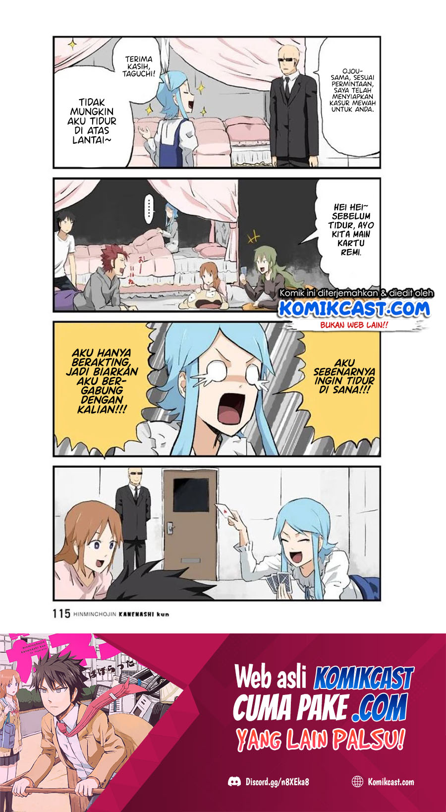 Hinmin Choujin Kanenashi-kun Chapter 35 Bahasa Indonesia