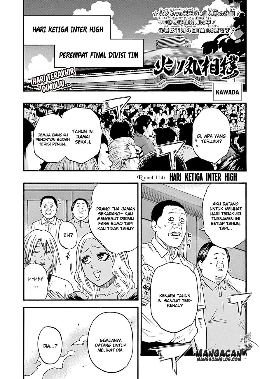 Hinomaru Zumou chapter 114