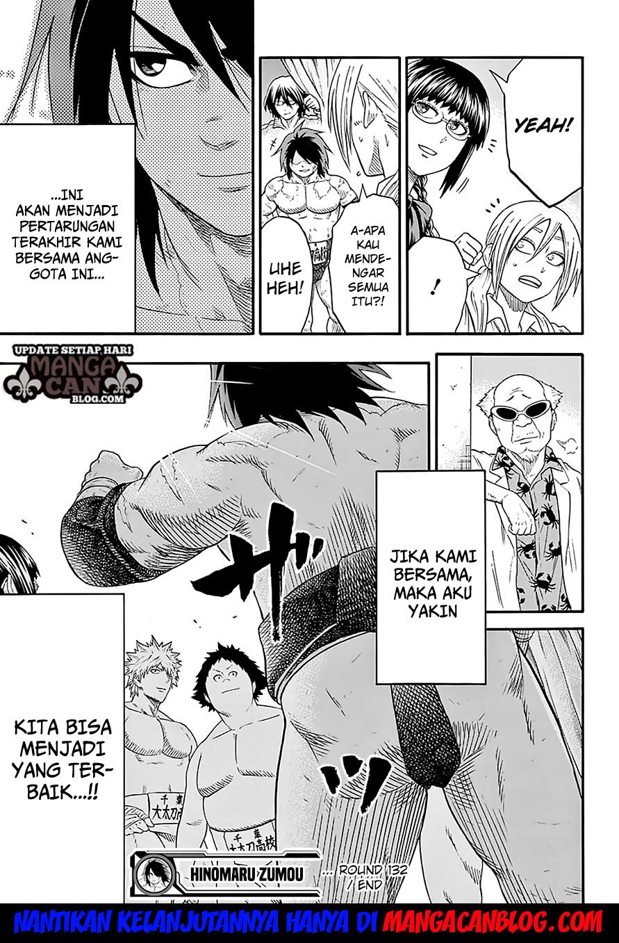 Hinomaru Zumou Chapter 132