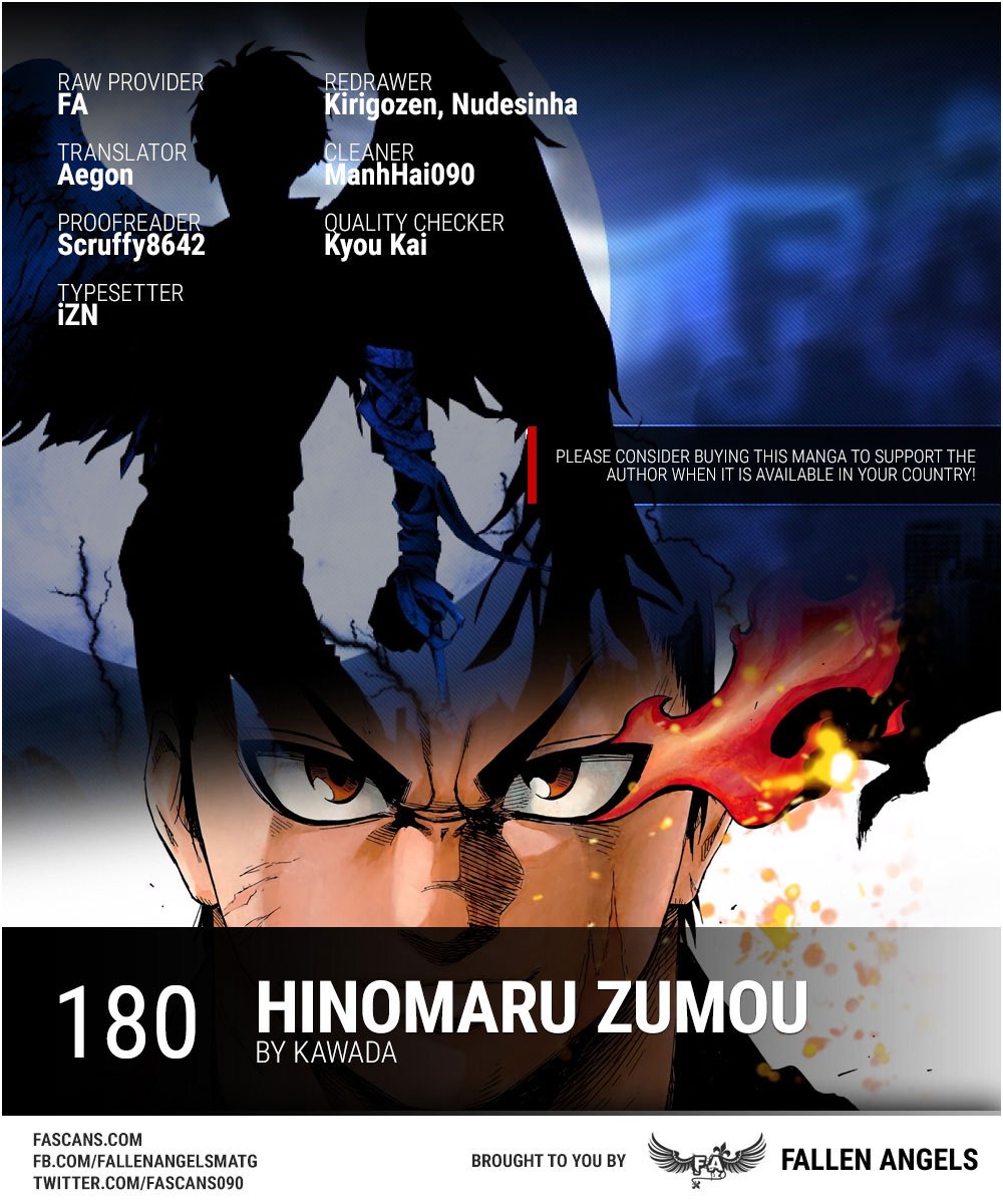 Hinomaru Zumou chapter 180