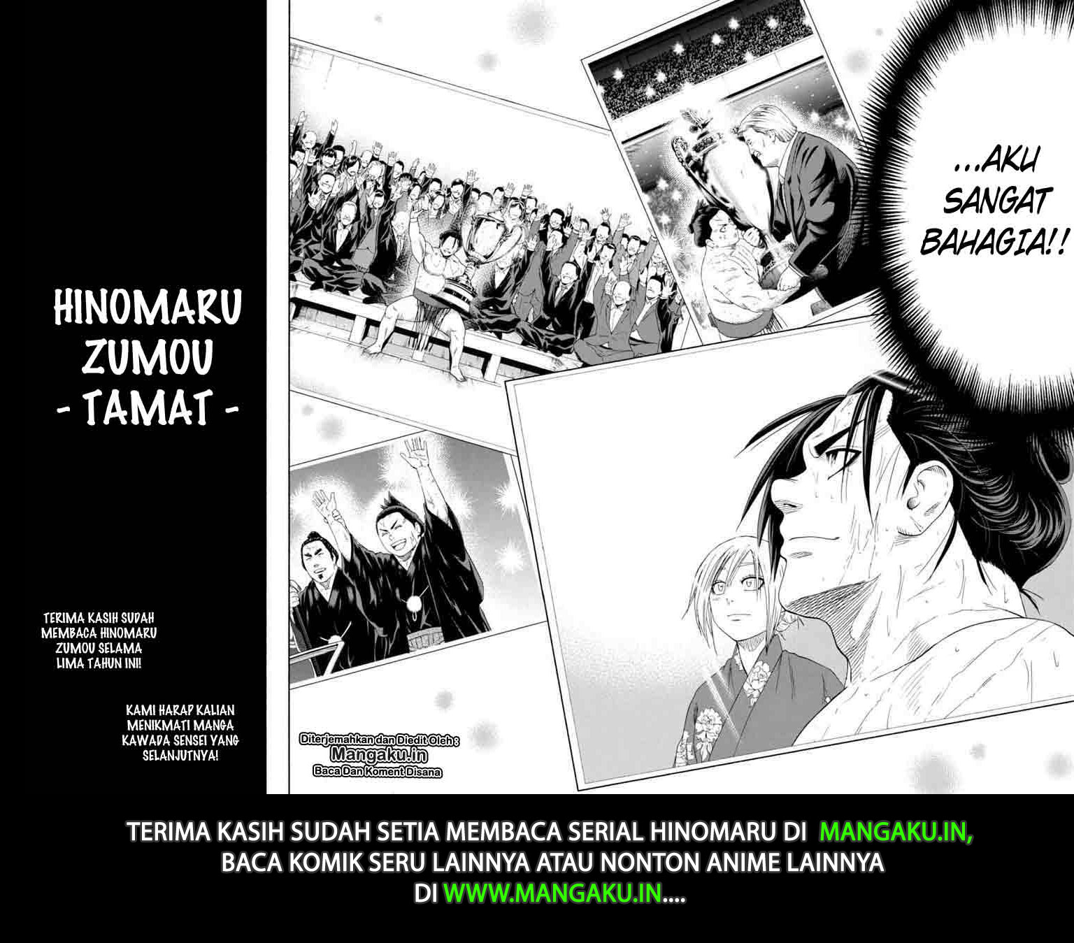 Hinomaru Zumou Chapter 250 Bahasa Indonesia