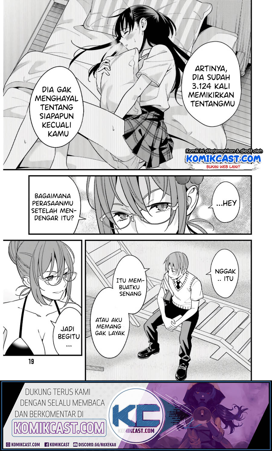 Hirasaka Hinako ga Ero Kawaii koto wo Ore dake ga Shitteiru Chapter 20 Bahasa Indonesia