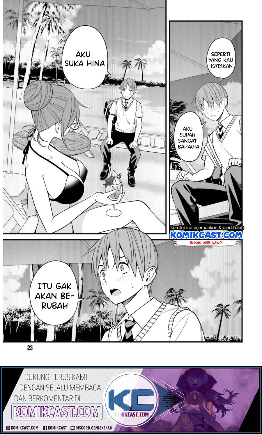 Hirasaka Hinako ga Ero Kawaii koto wo Ore dake ga Shitteiru Chapter 20 Bahasa Indonesia