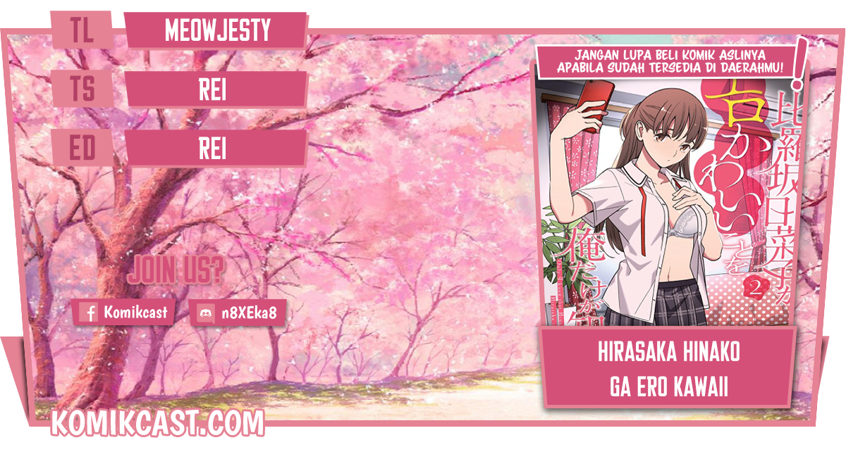 Hirasaka Hinako ga Ero Kawaii koto wo Ore dake ga Shitteiru Chapter 26 Bahasa Indonesia