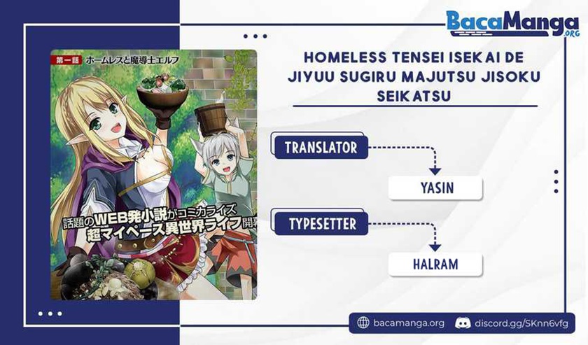 Homeless Tensei: Isekai De Jiyuu Sugiru Majutsu Jisoku chapter 9