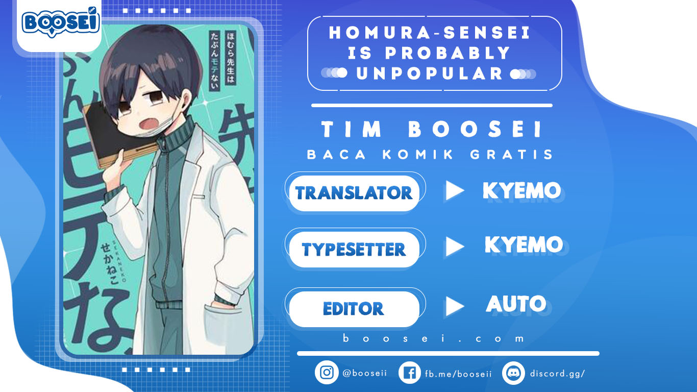 Homura-sensei wa Tabun Motenai Chapter 09 Bahasa Indonesia