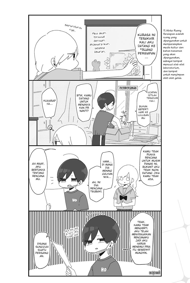 Homura-sensei wa Tabun Motenai Chapter 15 Bahasa Indonesia