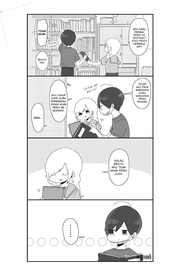 Homura-sensei wa Tabun Motenai Chapter 15 Bahasa Indonesia