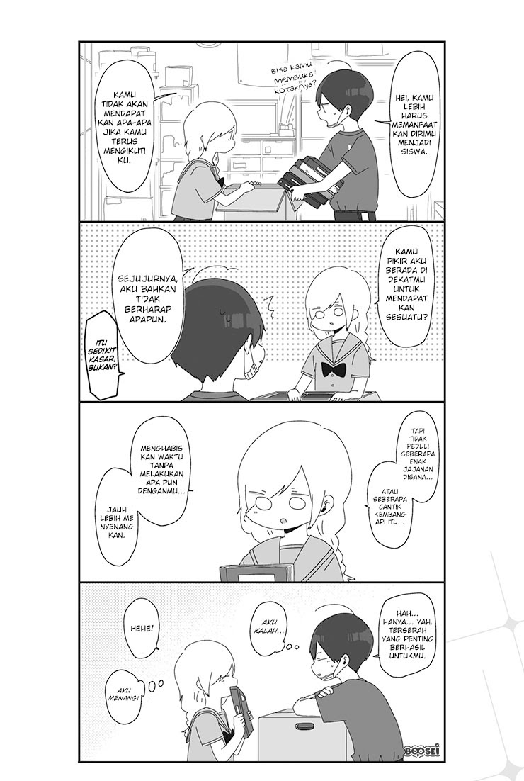 Homura-sensei wa Tabun Motenai Chapter 15 Bahasa Indonesia