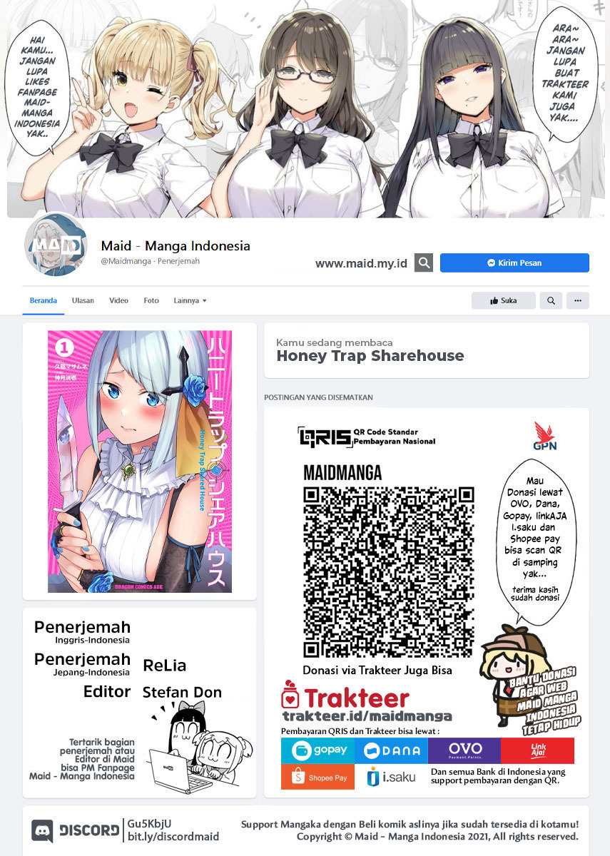 Honey Trap Sharehouse Chapter 07 Bahasa Indonesia