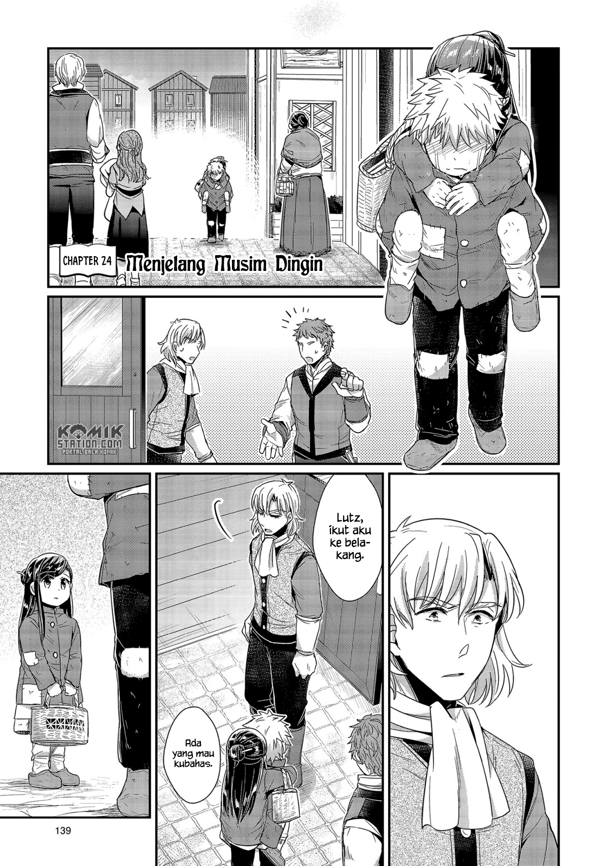 Honzuki no Gekokujou Chapter 24 Bahasa Indonesia