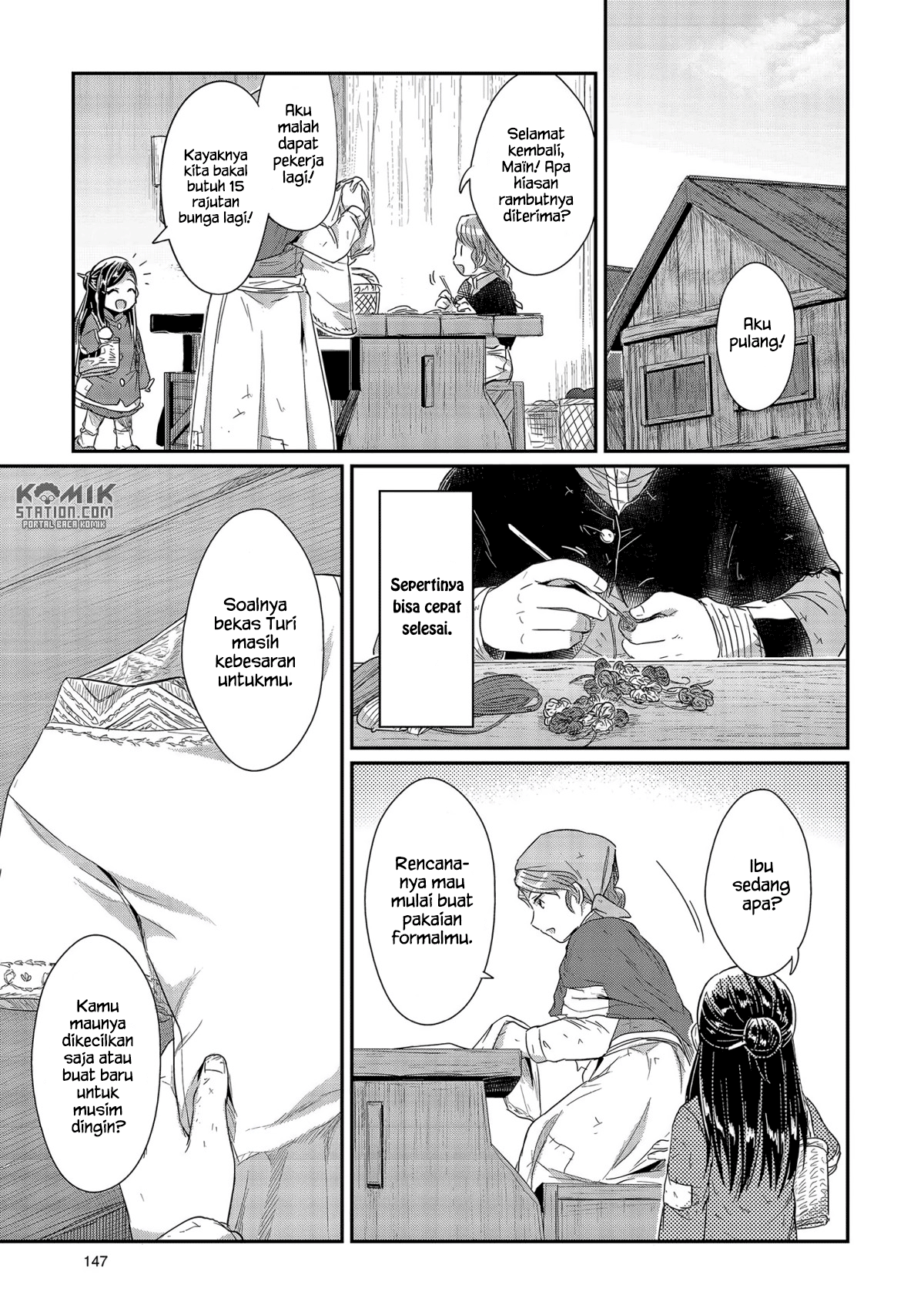 Honzuki no Gekokujou Chapter 24 Bahasa Indonesia