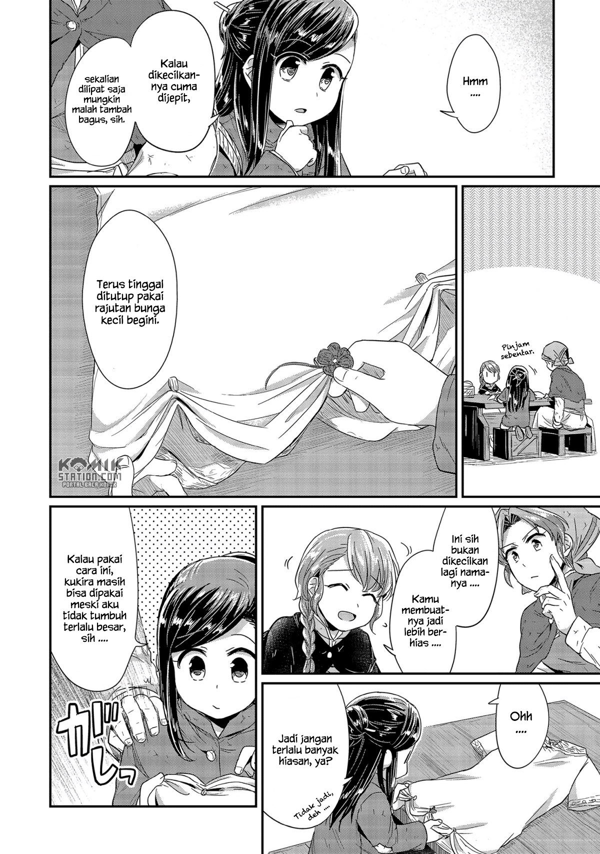 Honzuki no Gekokujou Chapter 24 Bahasa Indonesia