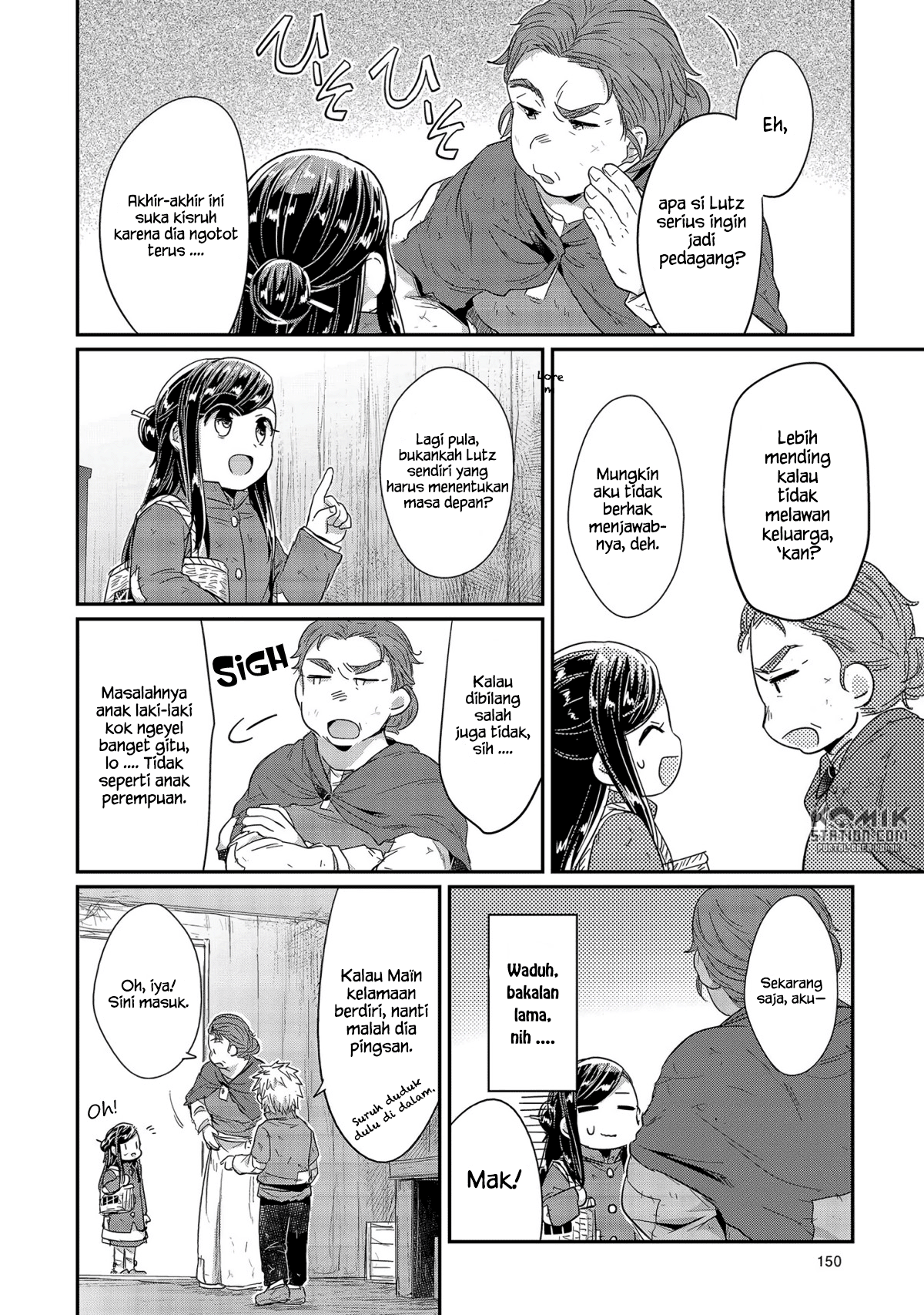 Honzuki no Gekokujou Chapter 24 Bahasa Indonesia