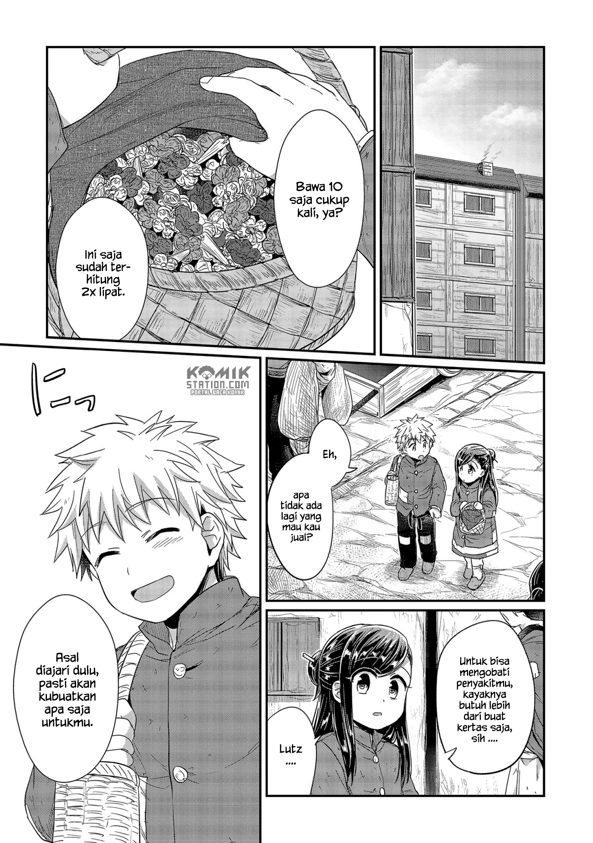 Honzuki no Gekokujou Chapter 24 Bahasa Indonesia