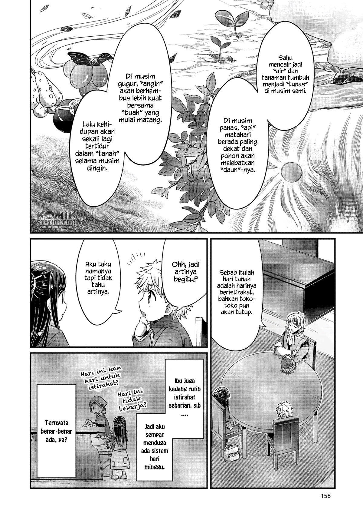 Honzuki no Gekokujou Chapter 24 Bahasa Indonesia