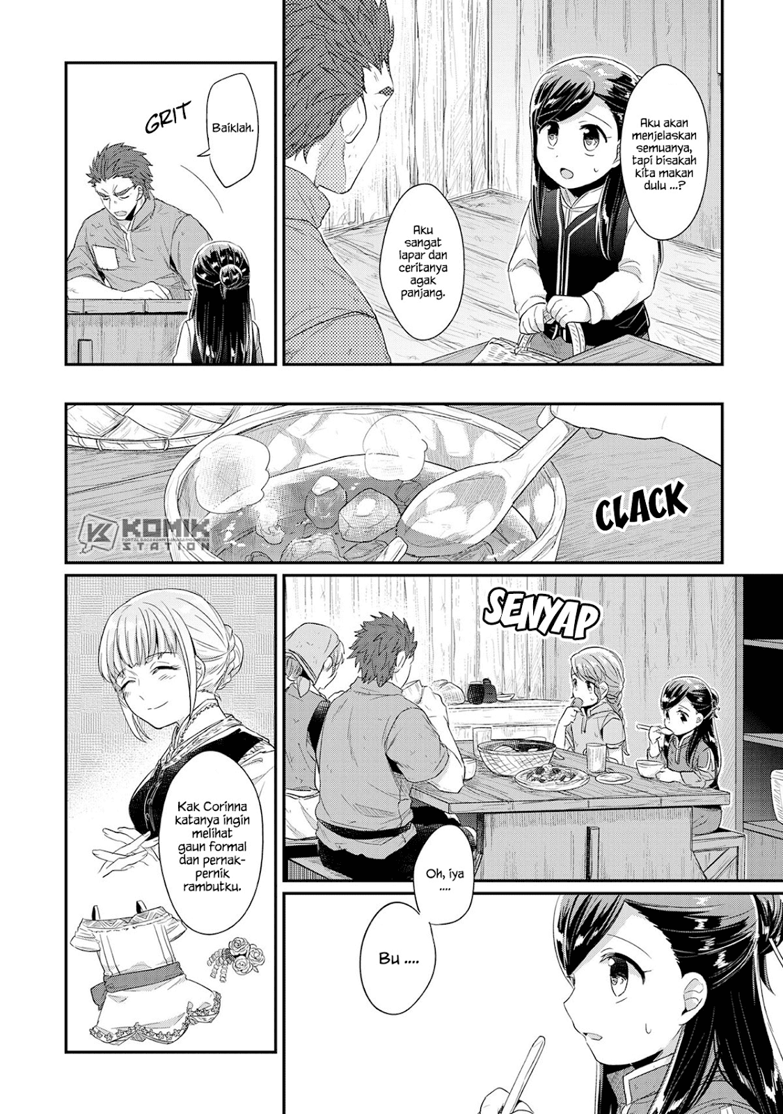 Honzuki no Gekokujou Chapter 33 Bahasa Indonesia