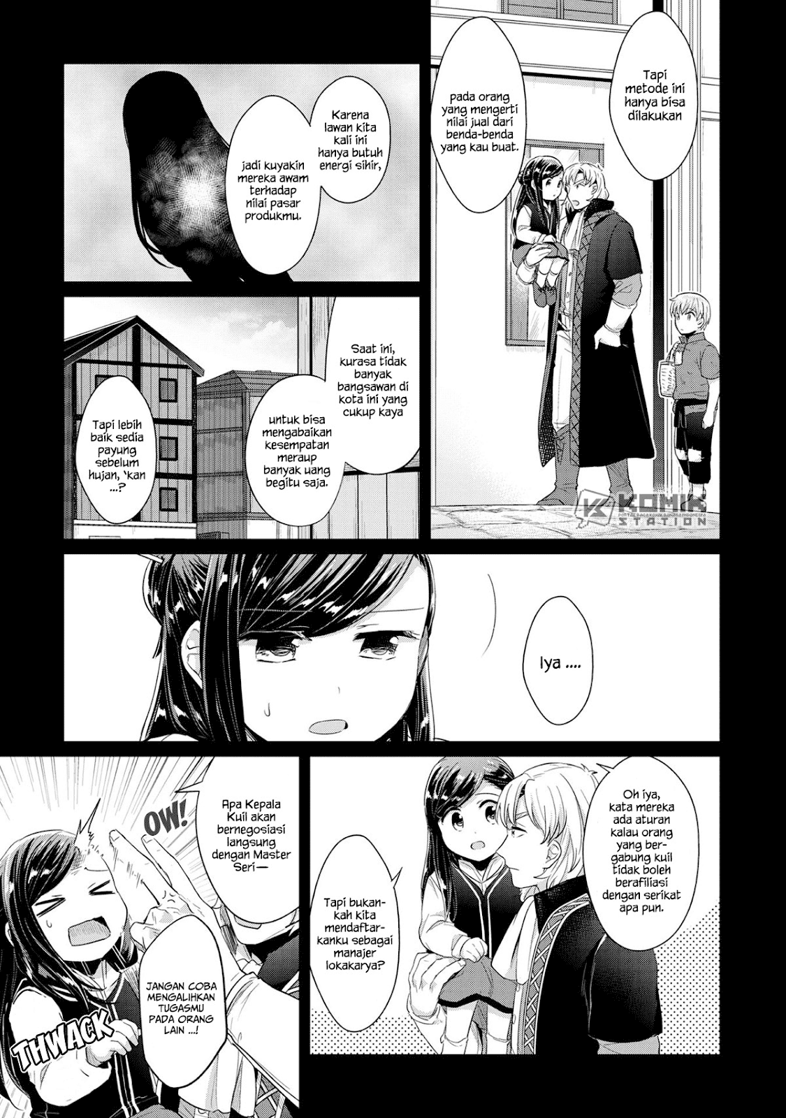 Honzuki no Gekokujou Chapter 33 Bahasa Indonesia