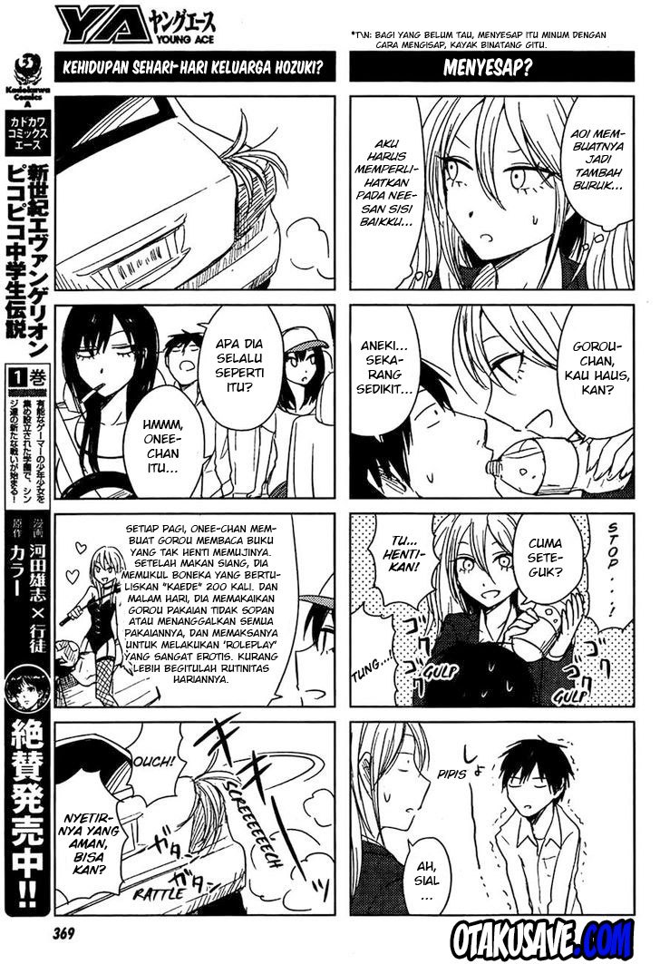 Hoozuki-san Chi no Aneki Chapter 09 Bahasa Indonesia