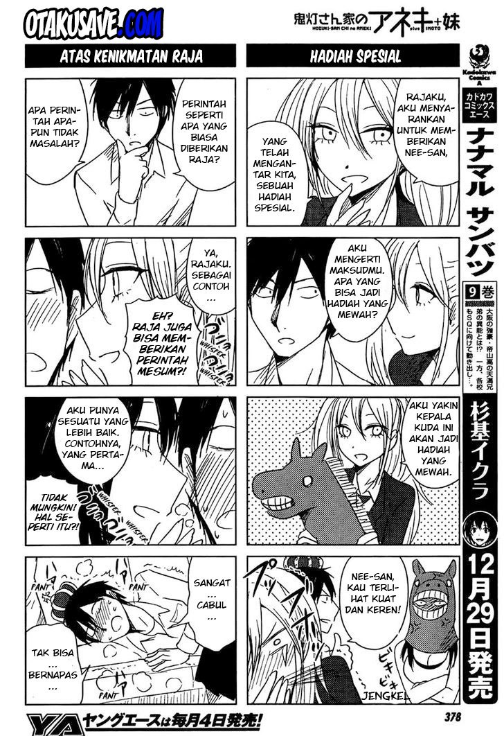 Hoozuki-san Chi no Aneki Chapter 09 Bahasa Indonesia