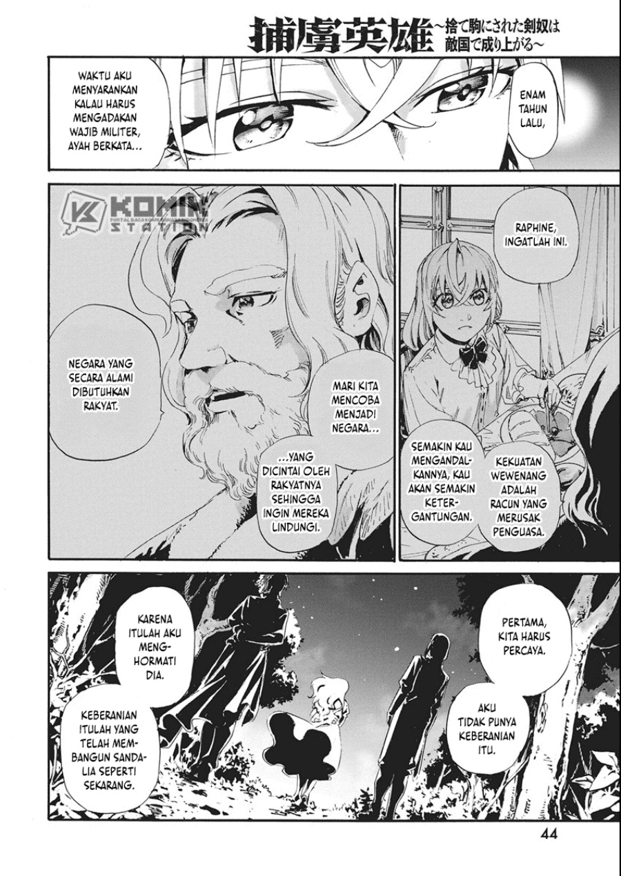 Horyo Eiyuu: Sute koma ni sareta Kendo wa Tekikoku de Nariagaru Chapter 06 Bahasa Indonesia