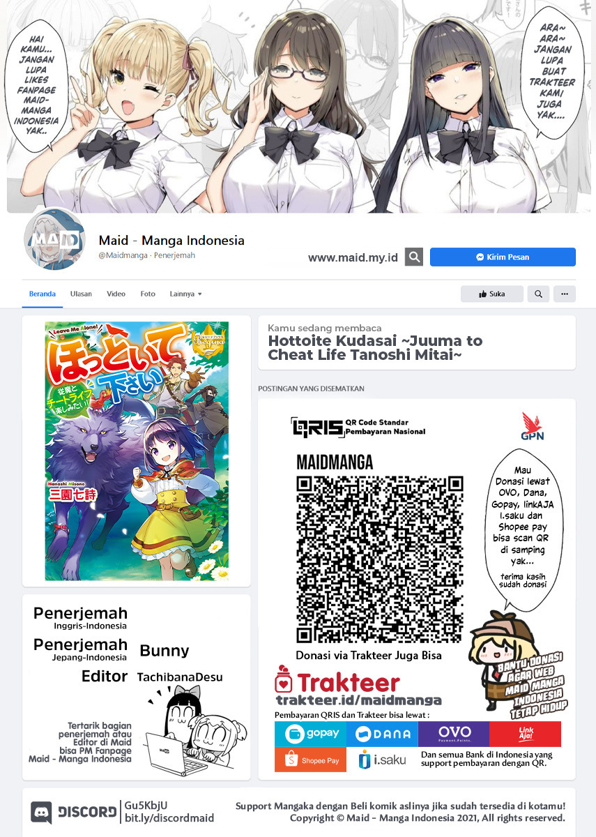 Hottoite Kudasai ~Juuma to Cheat Life Tanoshi Mitai~ chapter 7