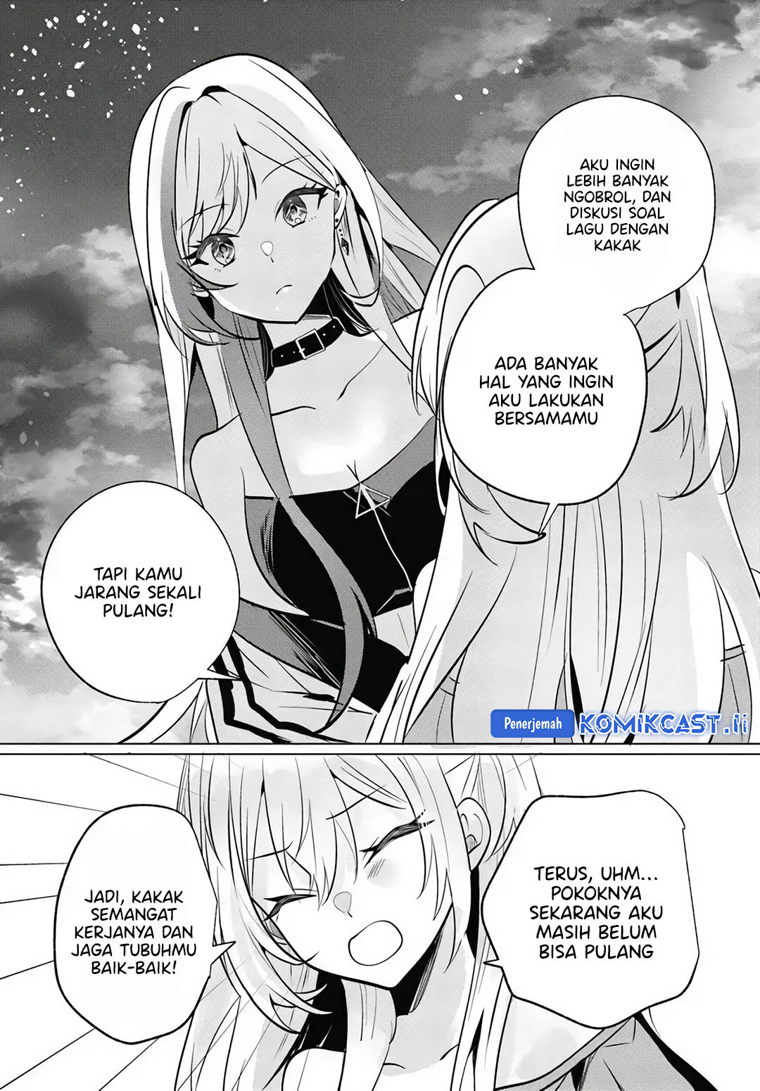 Houkago, Famiresu de, Kurasu no Ano Ko to chapter 10