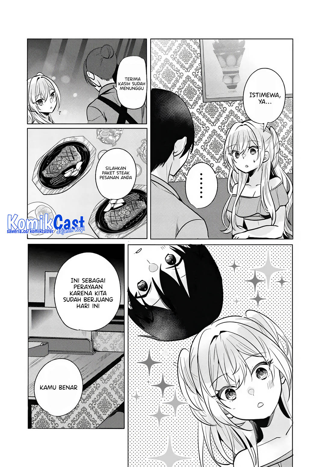Houkago, Famiresu de, Kurasu no Ano Ko to chapter 10
