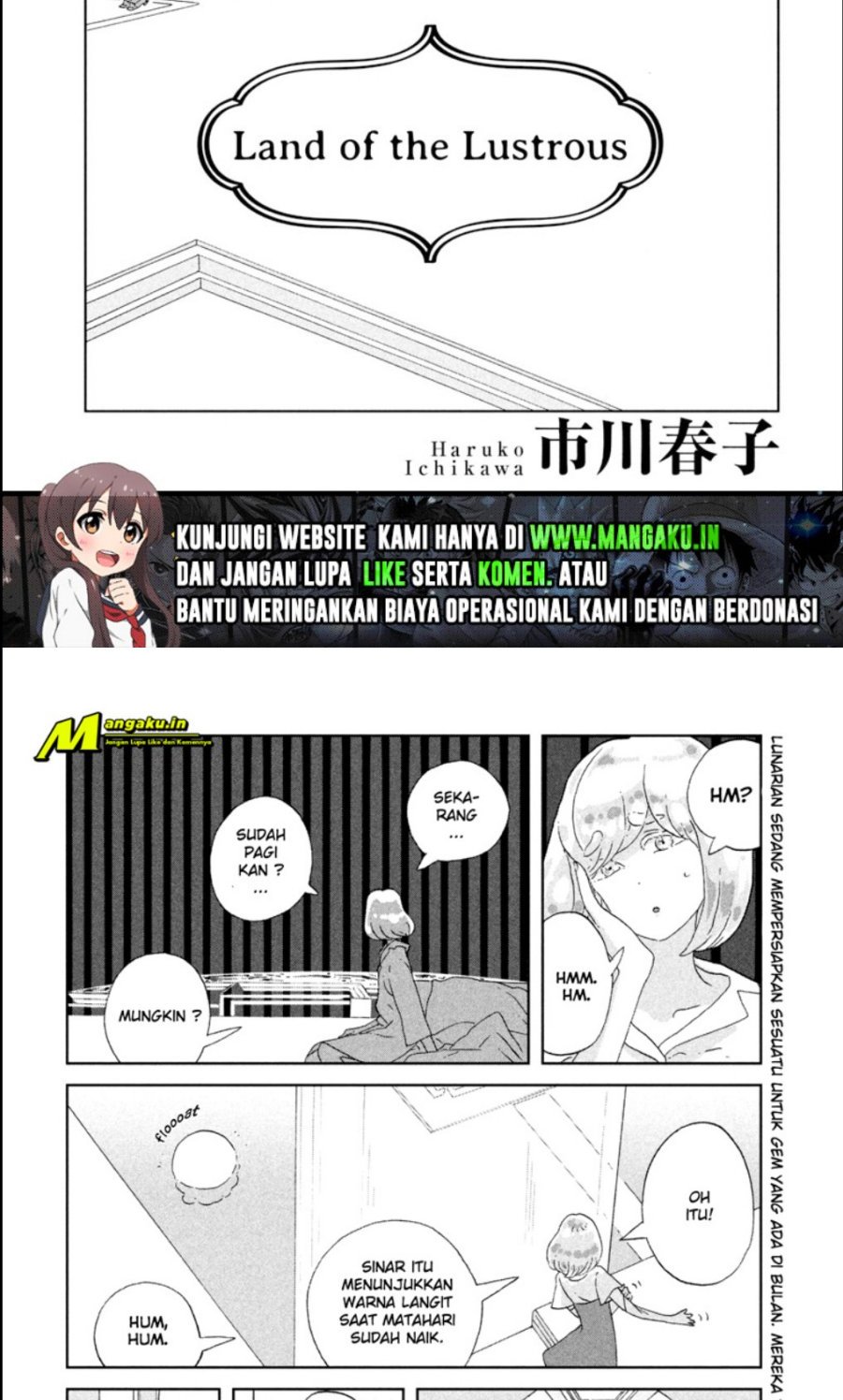 Houseki no Kuni Chapter 68 Bahasa Indonesia