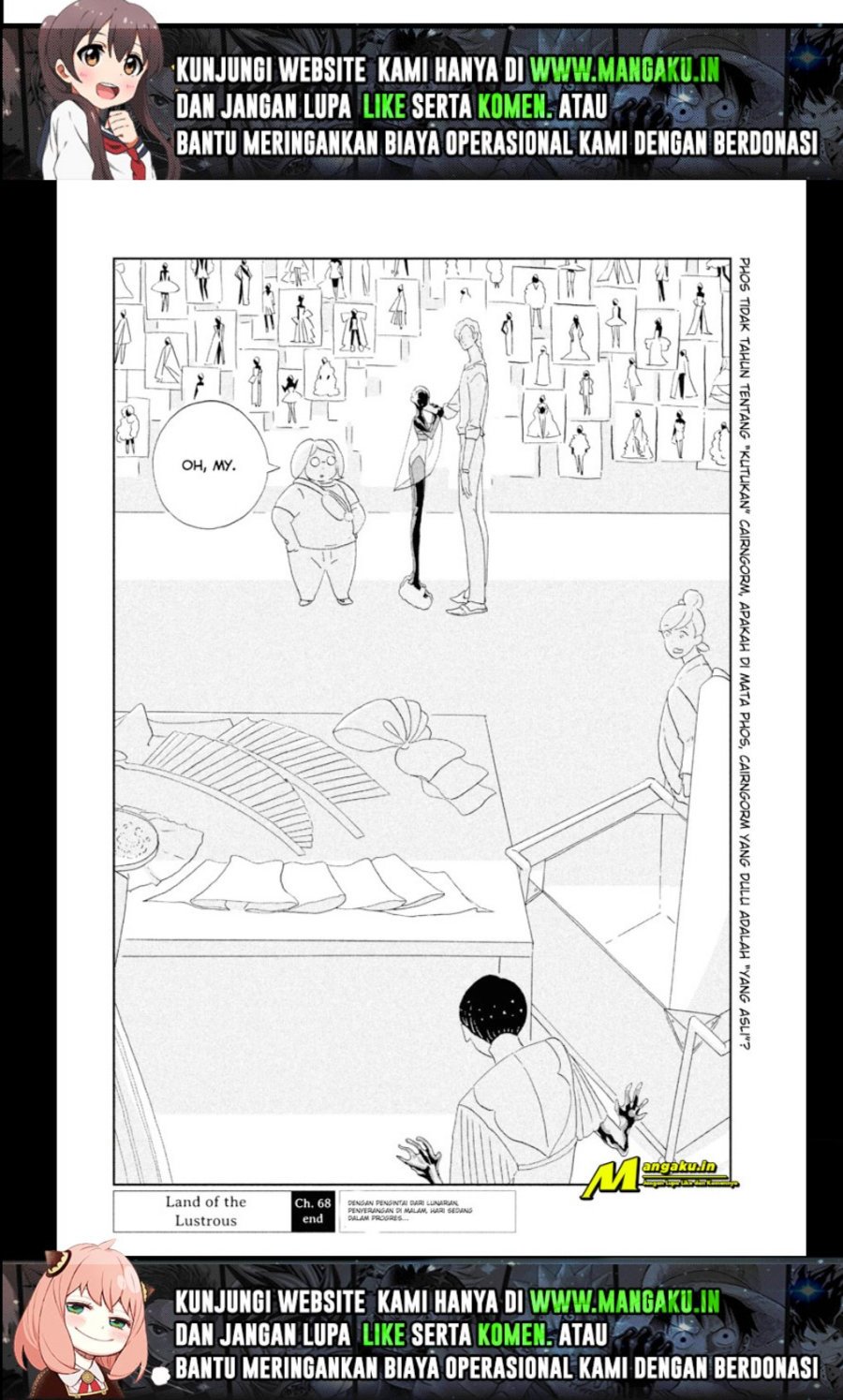 Houseki no Kuni Chapter 68 Bahasa Indonesia