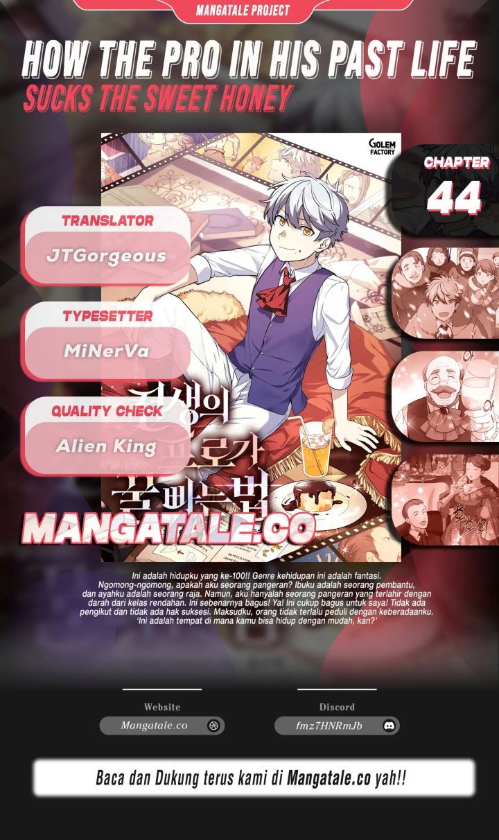 How a Former Pro Takes Advantage by Doing an Easy Job (How the Pro in His Past Life Sucks the Sweet) Chapter 44 Bahasa Indonesia