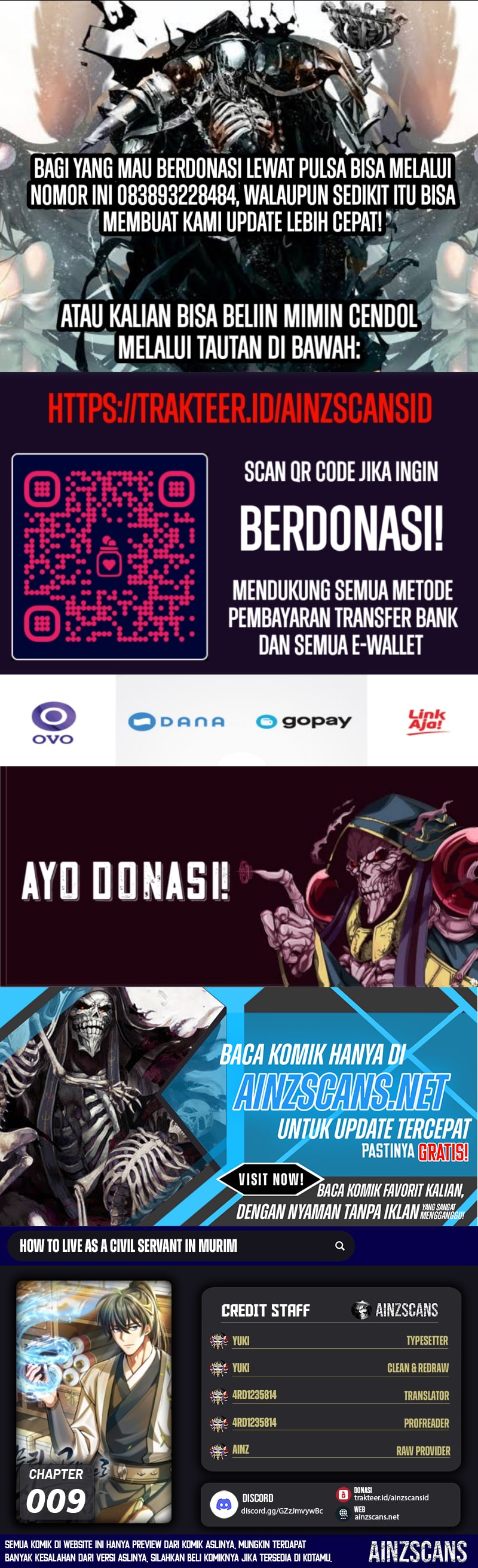 How to Live as a Civil Servant in Murim Chapter 09 Bahasa Indonesia