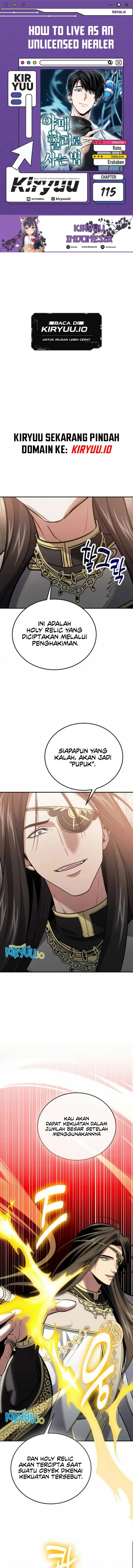 How to Live as an Illegal Healer Chapter 115 Bahasa Indonesia