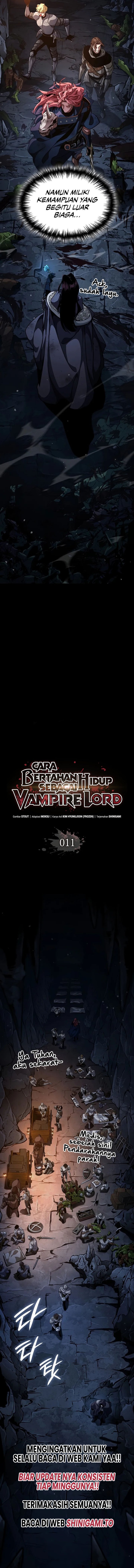 How to Live as the Vampire Lord (Crimson Reset) Chapter 11 Bahasa Indonesia