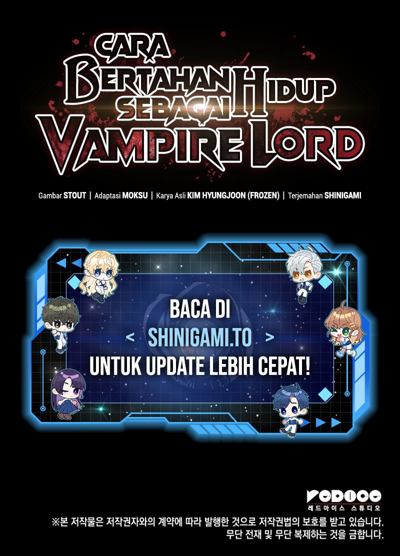 How to Live as the Vampire Lord (Crimson Reset) Chapter 16 Bahasa Indonesia