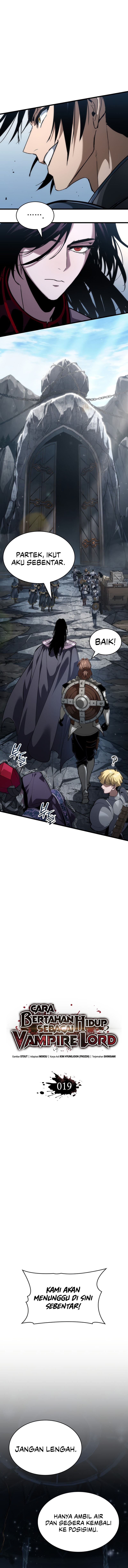 How to Live as the Vampire Lord (Crimson Reset) Chapter 19 Bahasa Indonesia