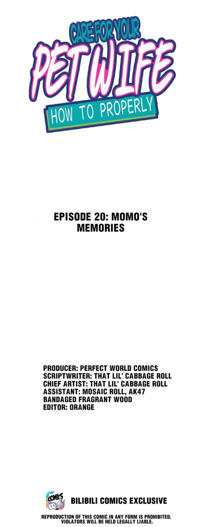 How To Properly Care For Your Pet Wife chapter 20