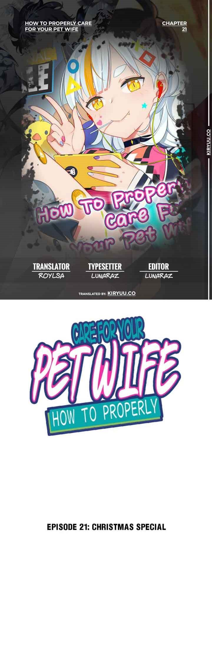 How To Properly Care For Your Pet Wife chapter 21