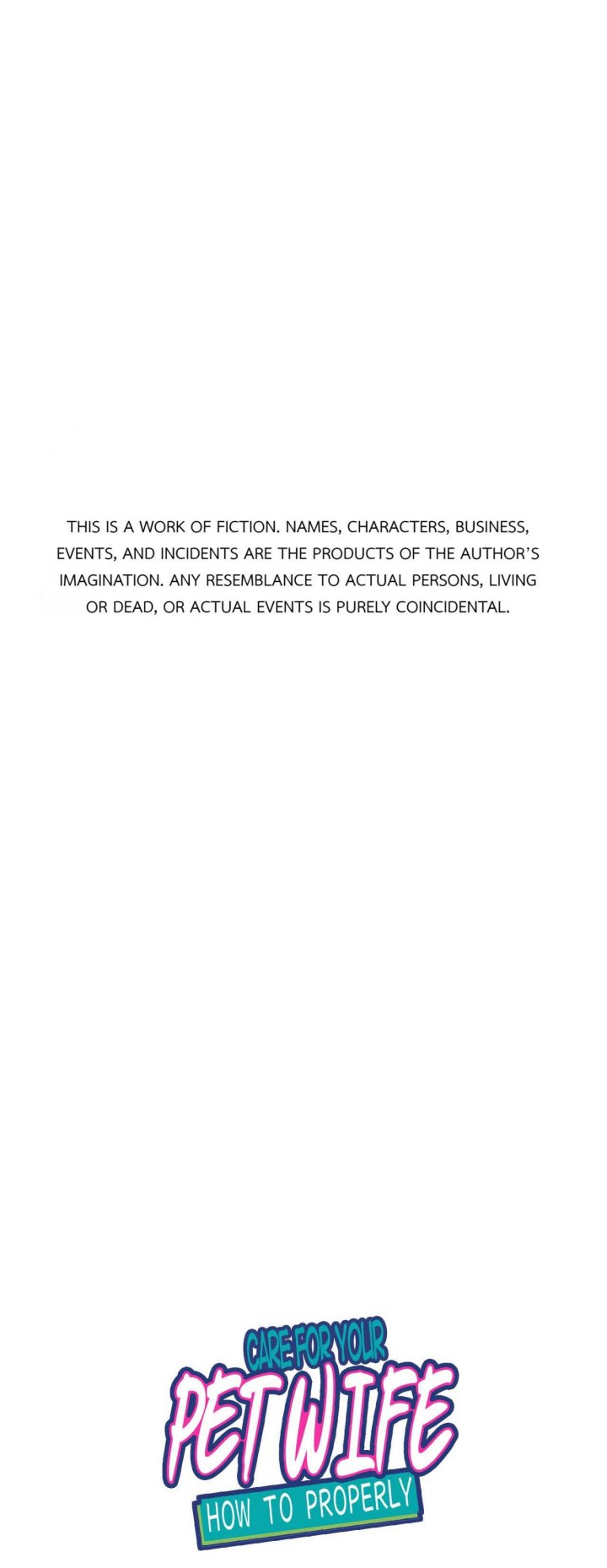 How To Properly Care For Your Pet Wife Chapter 58 Bahasa Indonesia