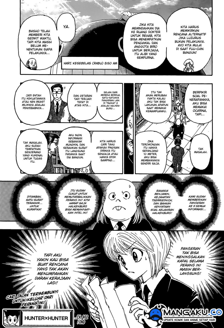 Dilarang COPAS - situs resmi www.mangacanblog.com - Komik hunter x hunter 402 - chapter 402 403 Indonesia hunter x hunter 402 - chapter 402 Terbaru 19|Baca Manga Komik Indonesia|Mangacan