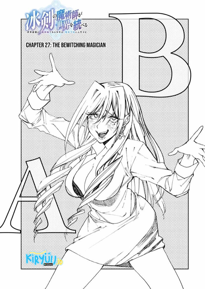 Hyouken no Majutsushi ga Sekai wo Suberu Sekai Saikyou no Majutsushi dearu Shounen wa Chapter 27 Bahasa Indonesia
