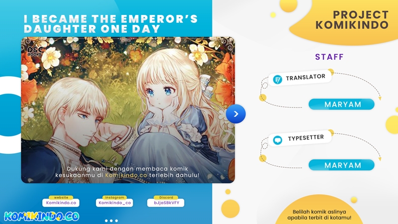I Became The Emperor’s Daughter One Day chapter 61