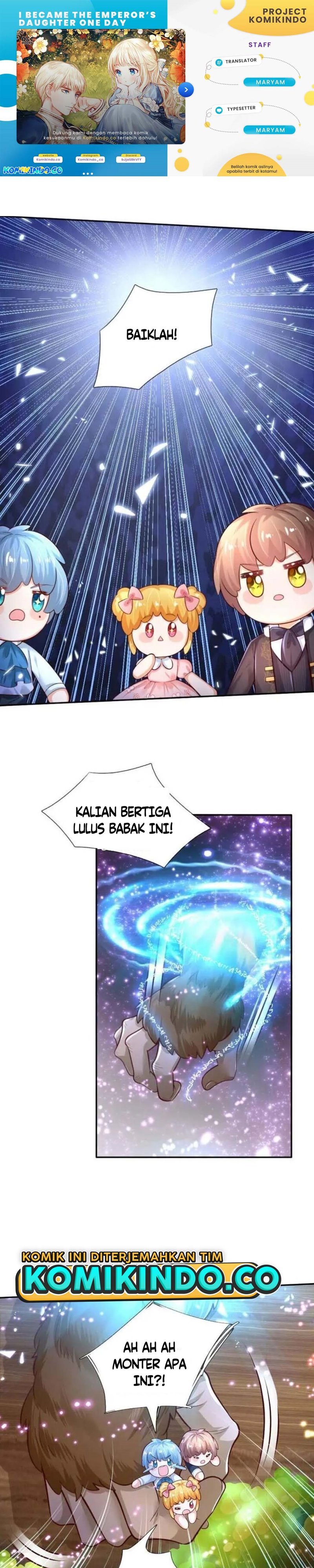 I Became The Emperor’s Daughter One Day Chapter 159 Bahasa Indonesia