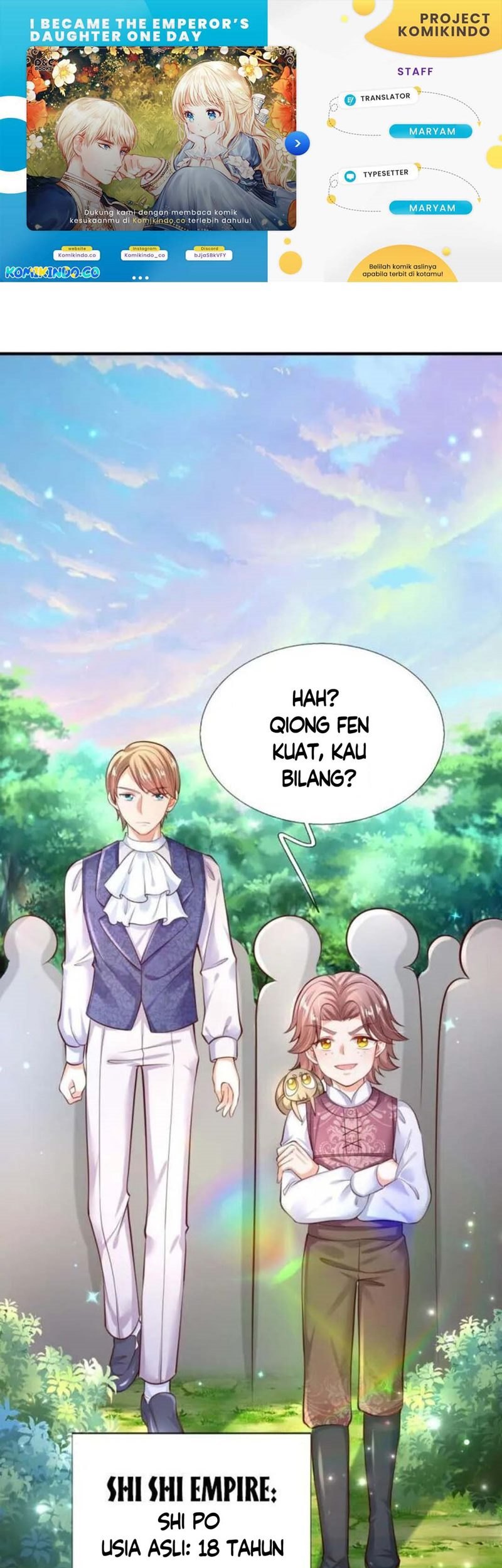 I Became The Emperor’s Daughter One Day chapter 173