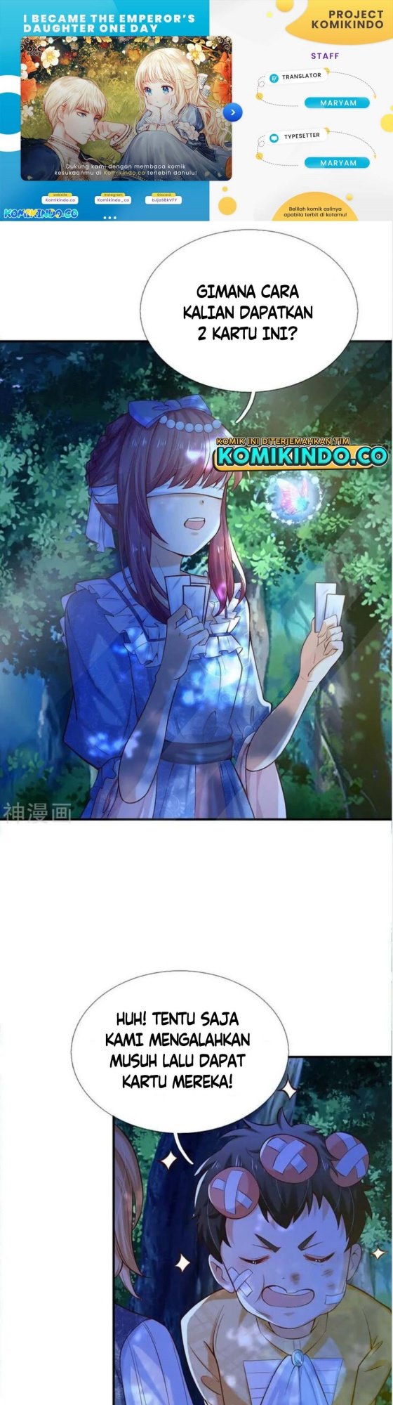 I Became The Emperor’s Daughter One Day Chapter 198 Bahasa Indonesia