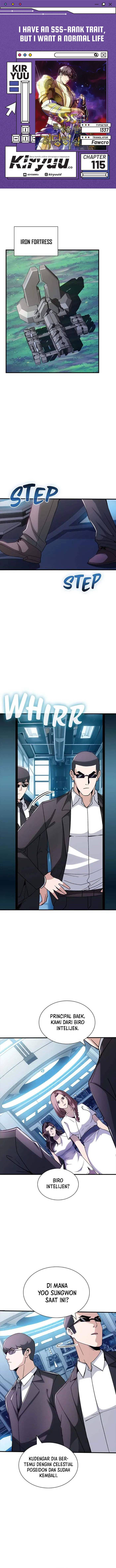 I have an SSS-rank Trait, but I want a Normal Life Chapter 115 Bahasa Indonesia