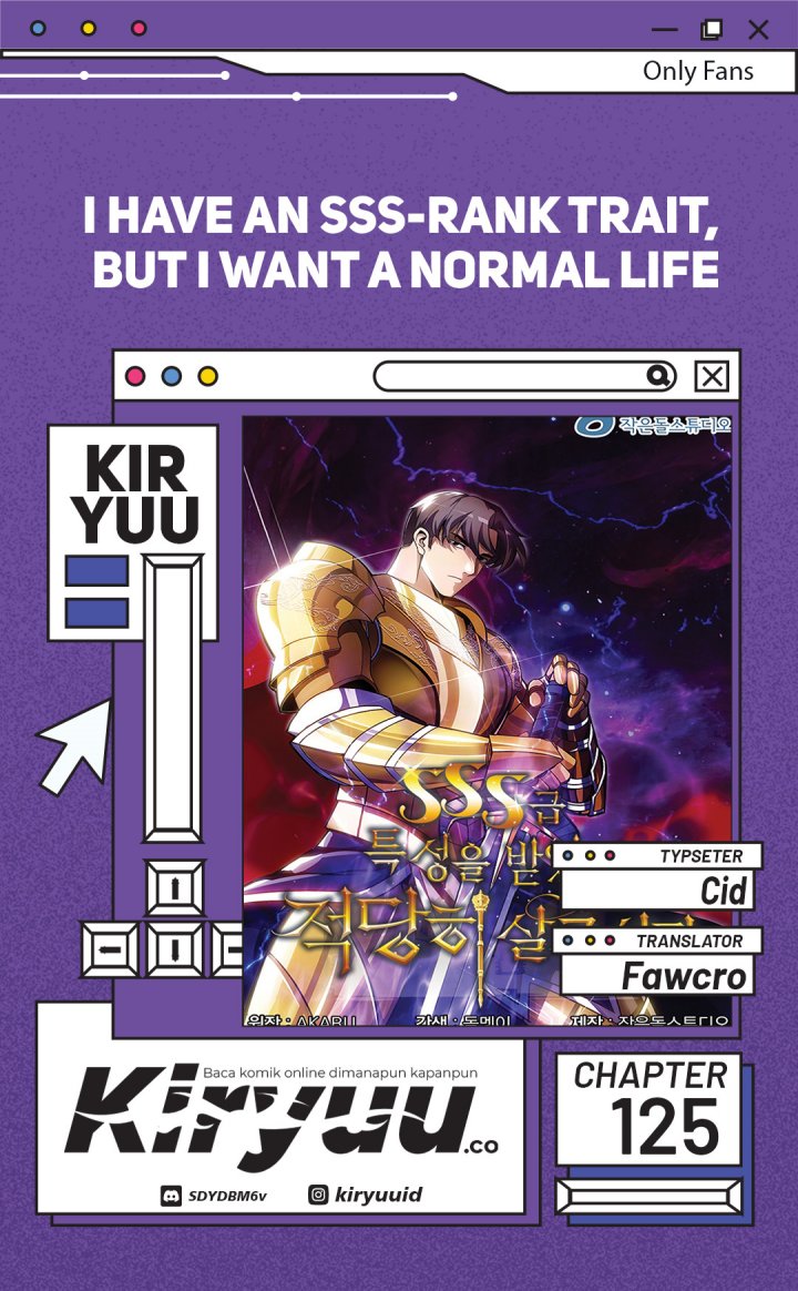 I have an SSS-rank Trait, but I want a Normal Life chapter 125
