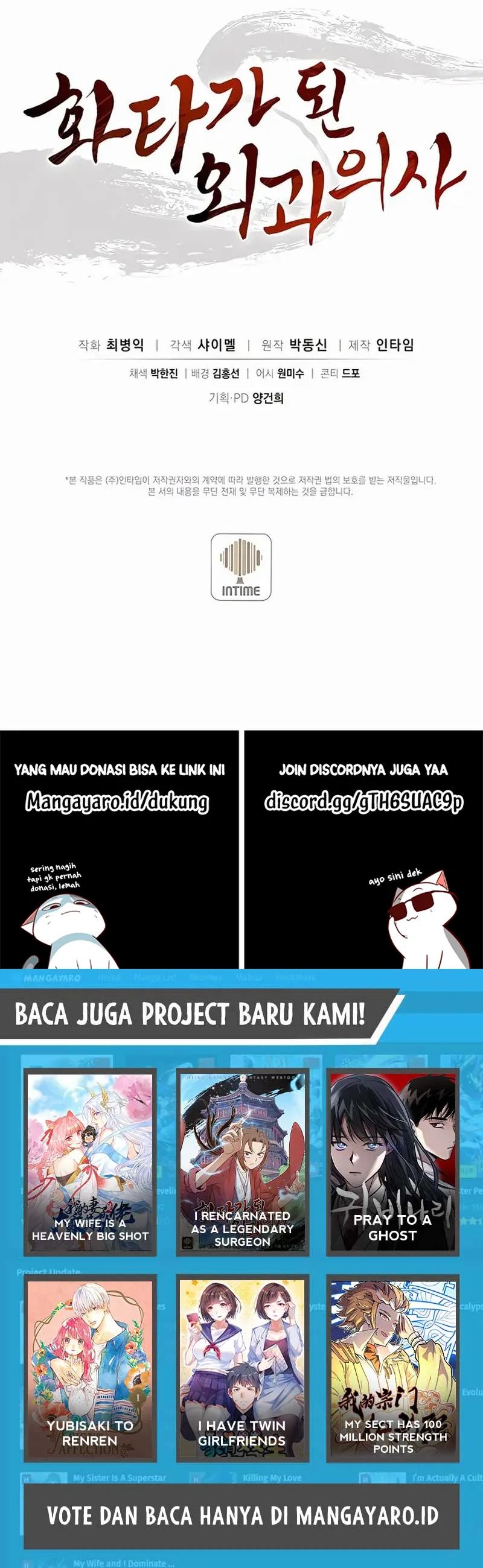 I Reincarnated as a Legendary Surgeon Chapter 87 Bahasa Indonesia