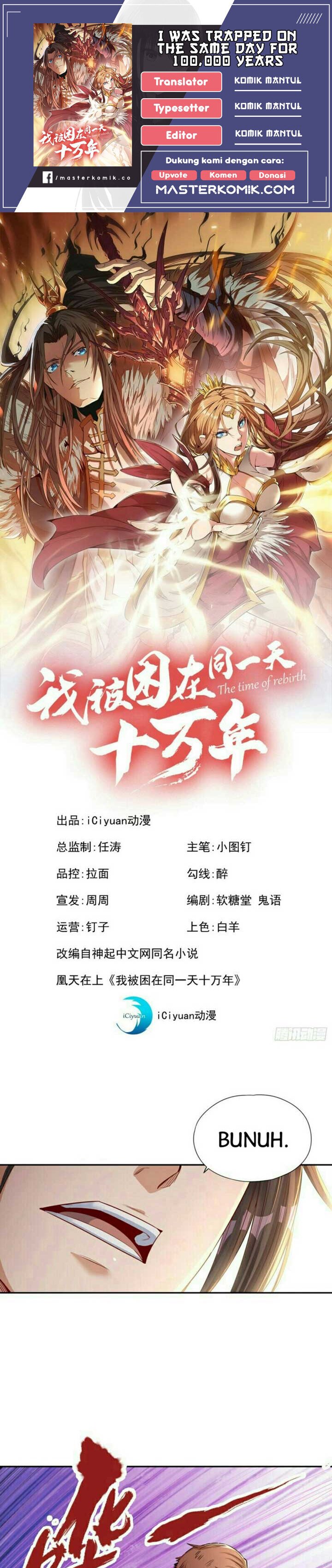 I Was Trapped On The Same Day For 100,000 Years Chapter 50 Bahasa Indonesia