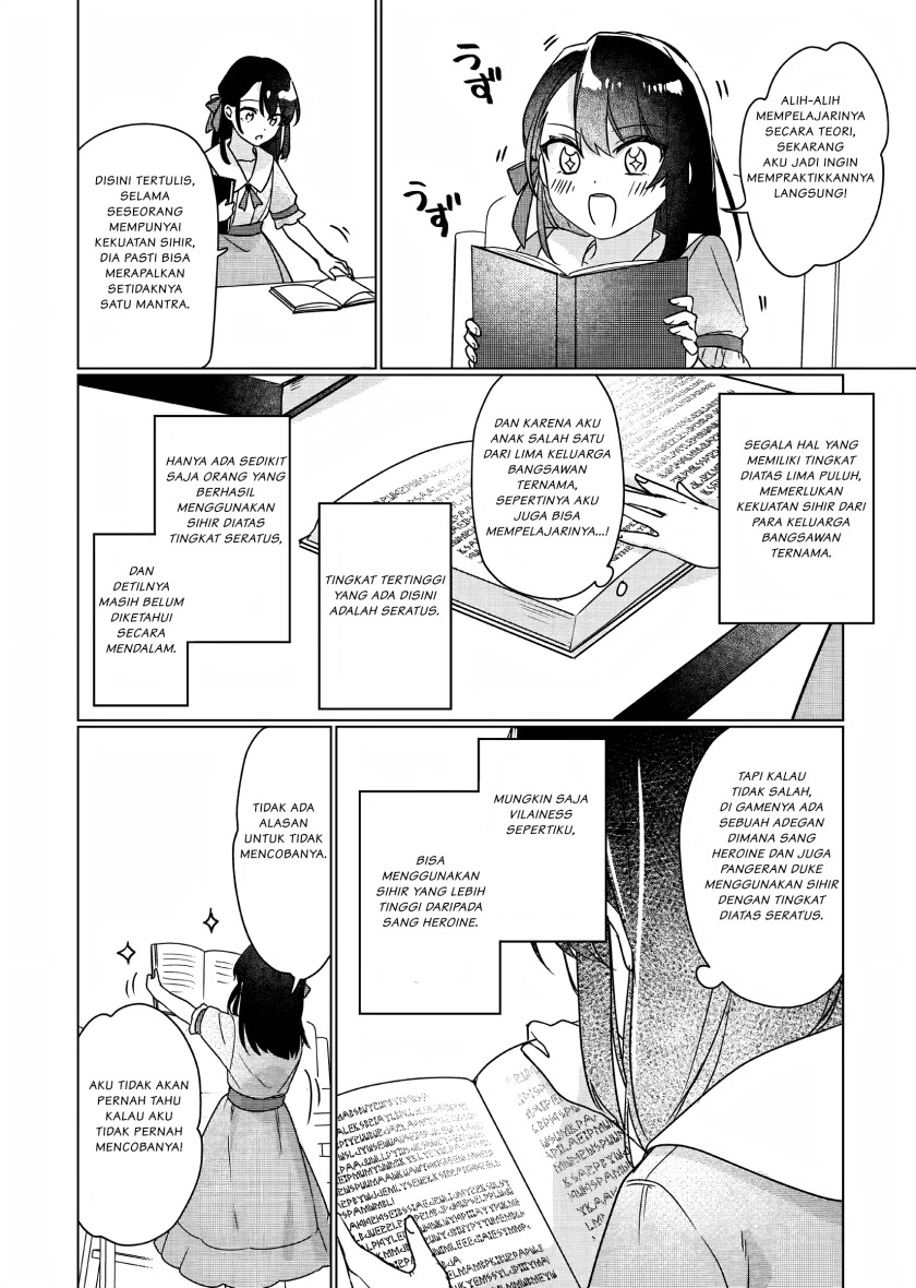 I’ll Become a Villainess That Will Go Down in History (Rekishi Ni Nokoru Akujo Ni Naru Zo: Akuyaku Reijou Ni Naru Hodo Ouji No Dekiai Wa Kasoku Suru You Desu!) chapter 4